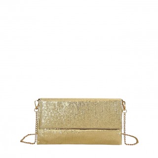 Bolso Embrague De Mano Brillo